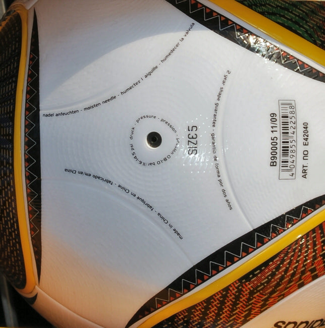 Adidas Jabulani - barcode e art. no