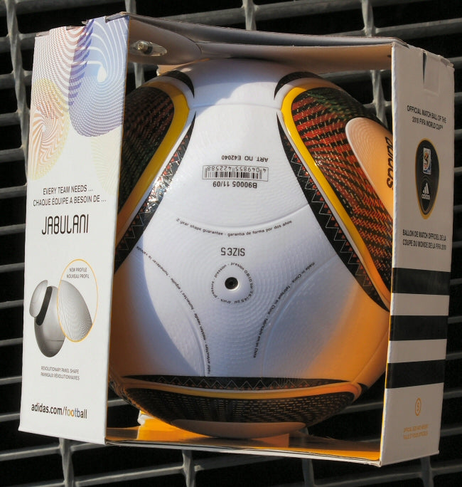Adidas Jabulani - vista laterale confezione