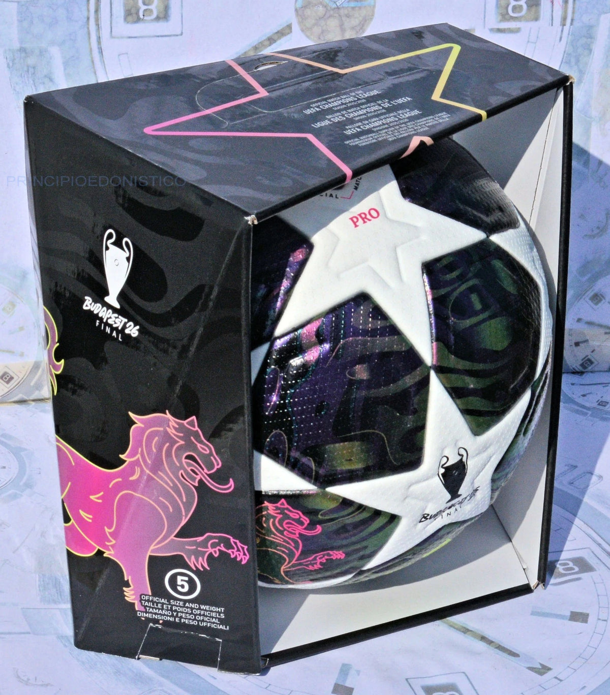 Confezione originale Adidas Budapest 26 Final UEFA Champions League 2026