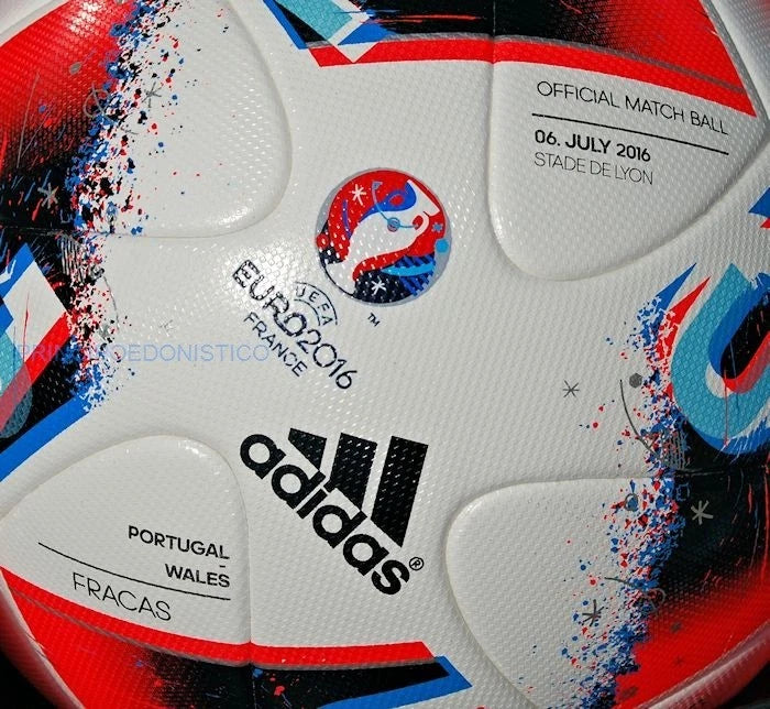 Retro confezione Adidas Fracas EURO 2016 con etichetta EURO16 OMB art. AO4861 Size 5 e ologramma UEFA