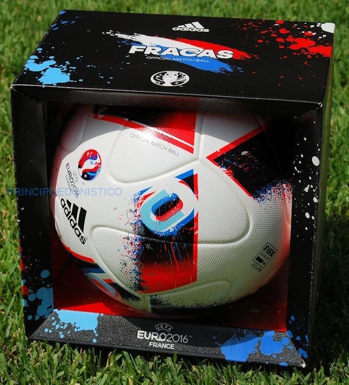 Pallone Adidas Fracas EURO 2016 – nella confezione originale aperta con logo UEFA EURO 2016 France