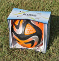 Confezione originale Adidas Oceaunz Pro Official Match Ball con pallone arancio