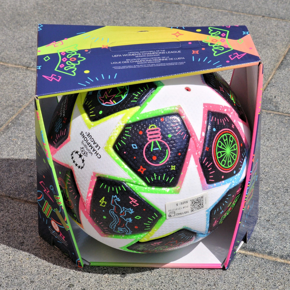 Confezione originale Adidas Eindhoven Final 23 UEFA Women's Champions League 2022-2023