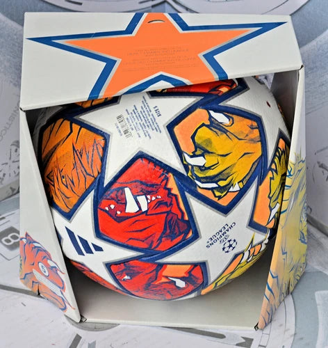 Pallone Adidas London 24 Final – vista posteriore con etichetta Size 5