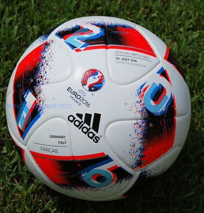 Retro confezione Adidas Fracas EURO 2016 con etichetta EURO16 OMB art. AO4881 Size 5 e codice a barre